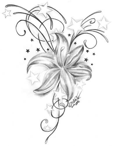 lotus tattoo top view - Clip Art Library
