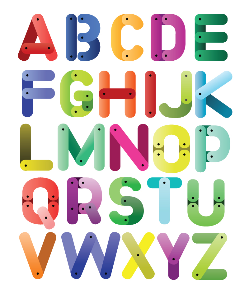 English Alphabet Abc With Words Royalty Free Vector Image | Hot Sex Picture
