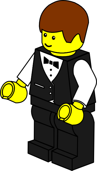 LEGO Tuxedo Minifigure with Trophies - Collectible Figure for Fans