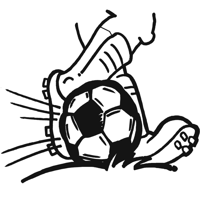 Foot Kicking Soccer Ball 700x741px Football Picture