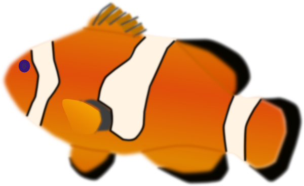 Clownfish clip art - vector clip art online, royalty free  public 