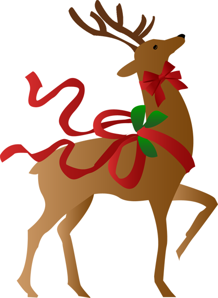 A Christmas Reindeer - Clipart library - Clipart library