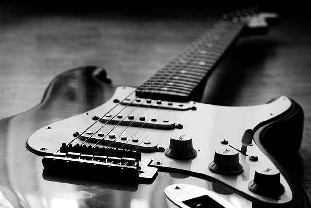 Free Black And White Guitar, Download Free Black And White Guitar png ...