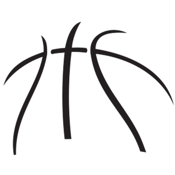 Images For  Basketball Logo Outline | final cuts | Clipart library
