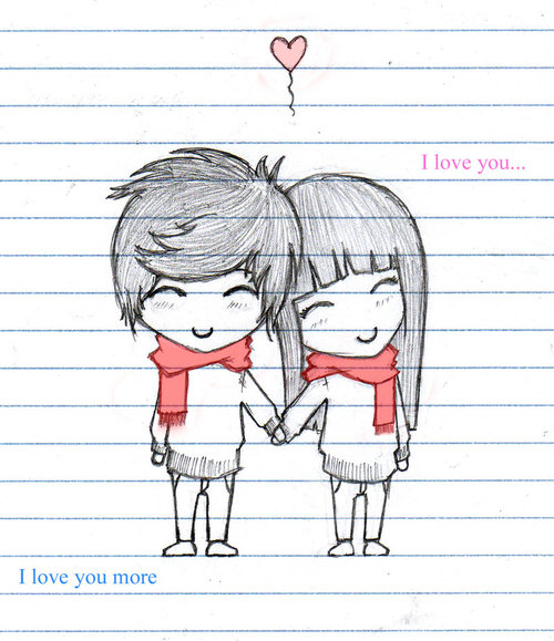 Easy Cute Love Cool Drawings | Легкие рисунки, Артбуки, Эскизы открыток-saigonsouth.com.vn