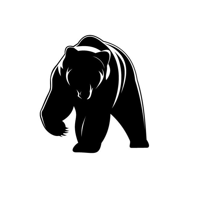 BEAR SILHOUETTE VECTOR IMAGE - Download at Vectorportal