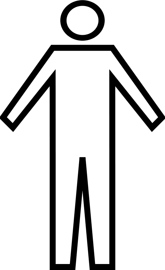 Male Body Silhouette Clip Art at  - vector clip art online,  royalty free & public domain