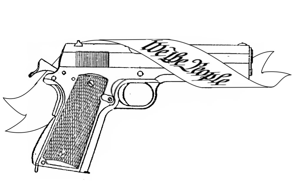 gun tattoos on paper - Clip Art Library