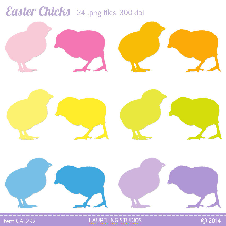 Popular items for chick clip art on Etsy