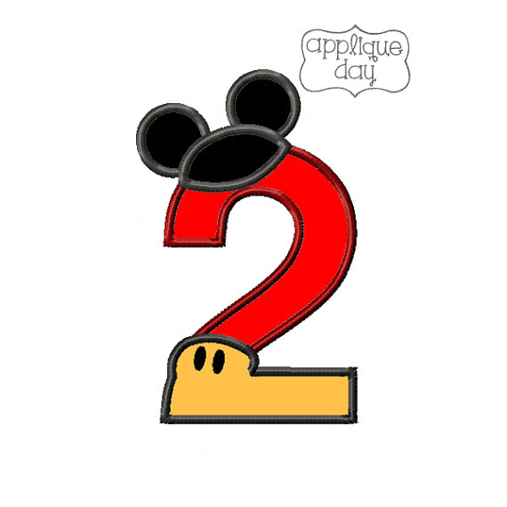 Compositor competencia Derivar mickey mouse 2 year old birthday - Clip Art Library