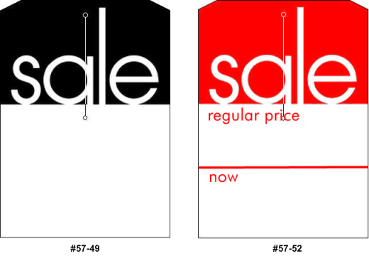 Colored Price Tags - Get noticed instantly