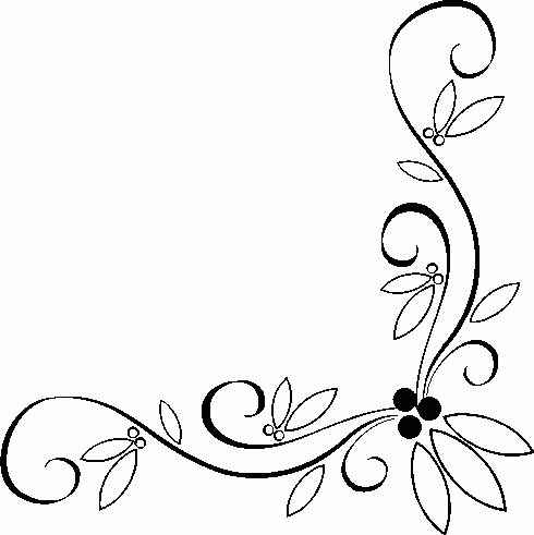 Grapevines Blog Drawing Video Clip - Simple Page Border Design - Free  Transparent PNG Clipart Images Download