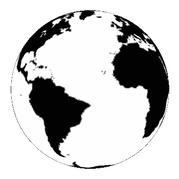 Black And White Earth Clip Art - Clipart library