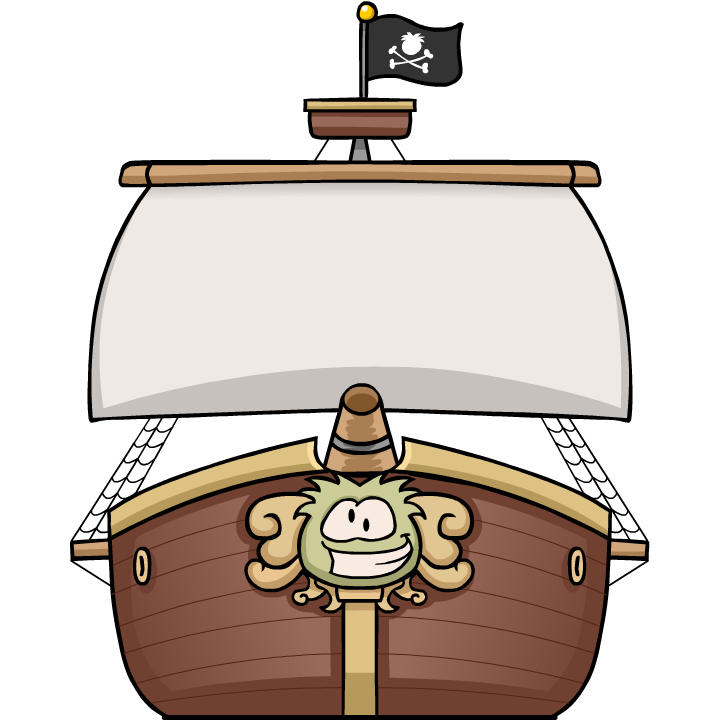 club penguin island ship png - Clip Art Library