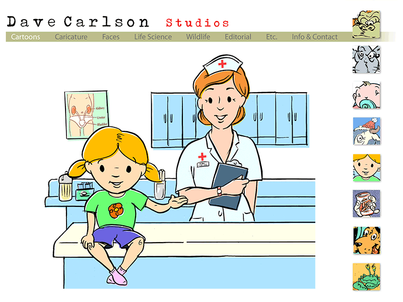 Pediatric nursing  from the Cartoons of Dave Carlson