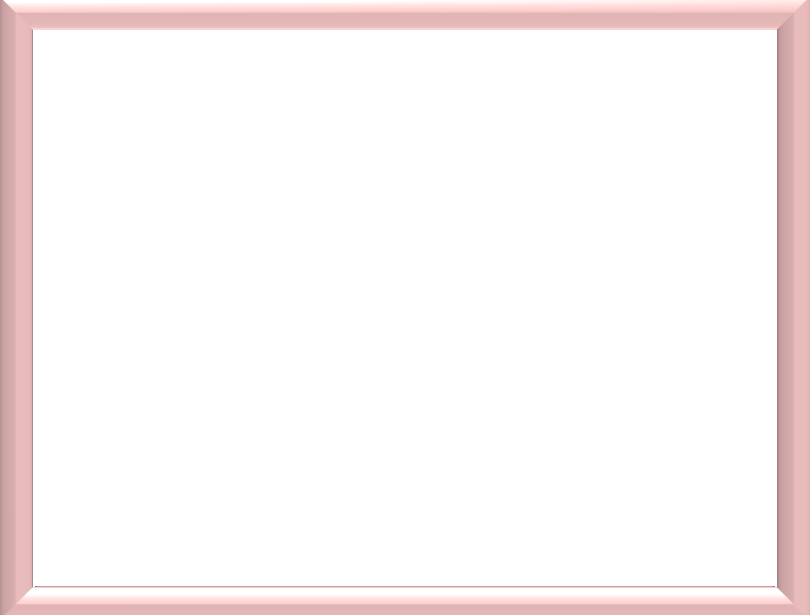 Empty light pink picture frame with soft gradient border and white center space for content placement.