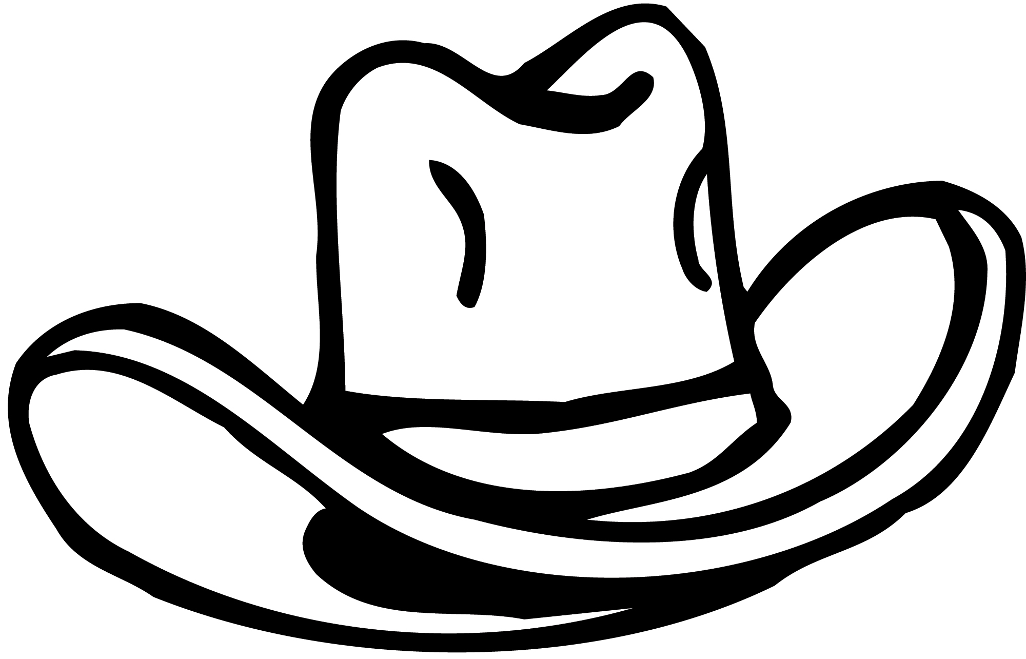 Cowboy Hat Colouring Pages (page 3)