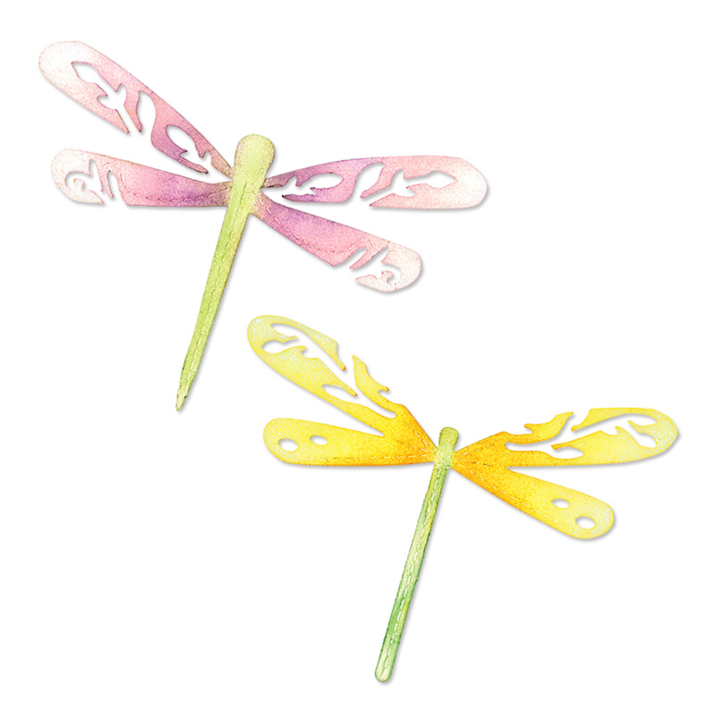 Watercolor Dragonfly Cutout Decor - Handcrafted Paper Art for Crafts & Events