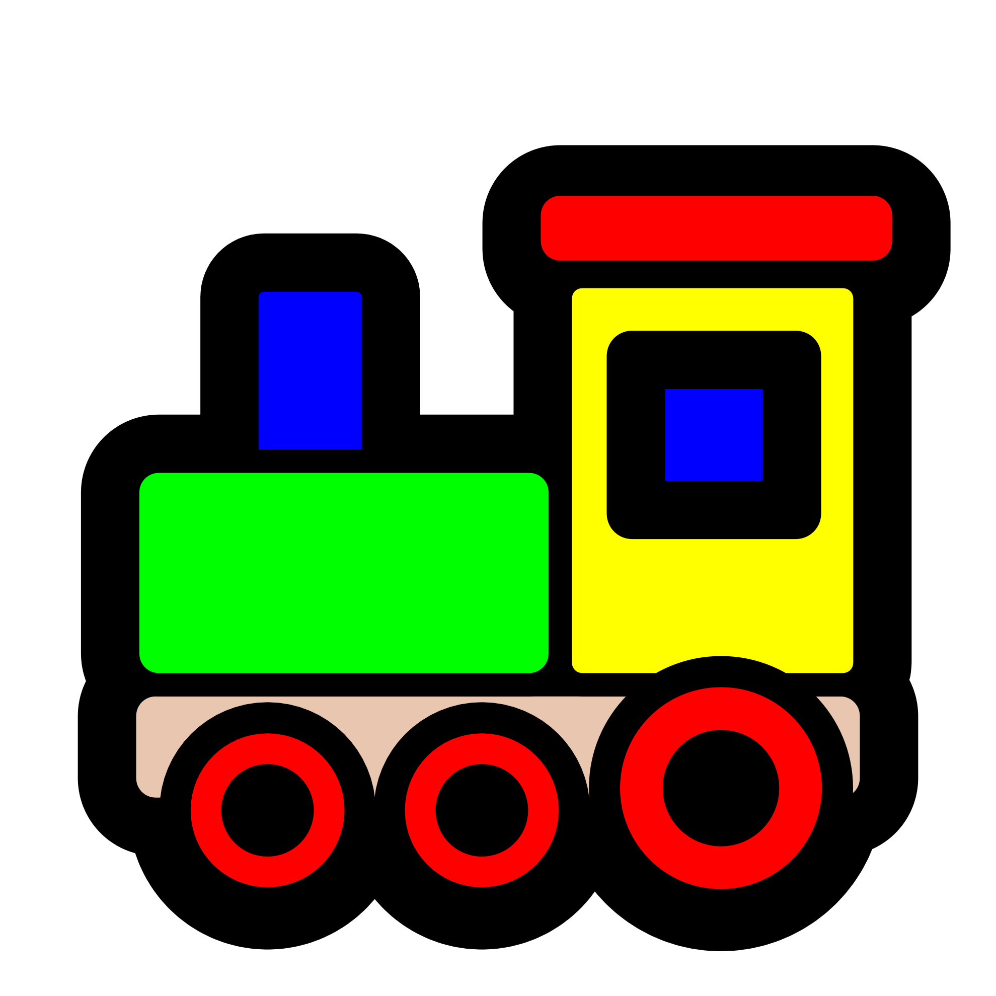 Toy Train Cartoon 