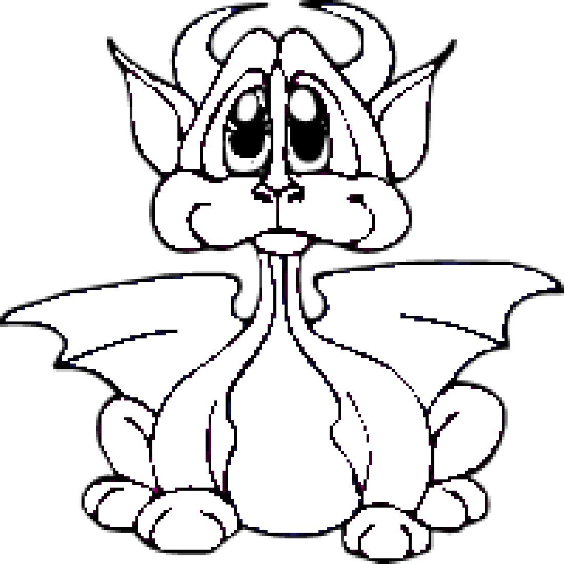baby-dragons-black-and-white-clipart-clip-art-library