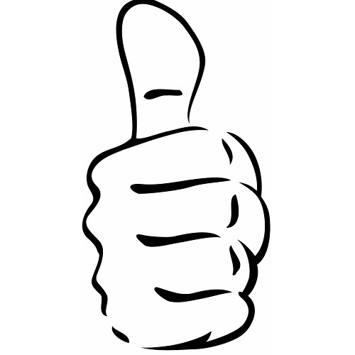 Cartoon Thumbs Up - Clipart library