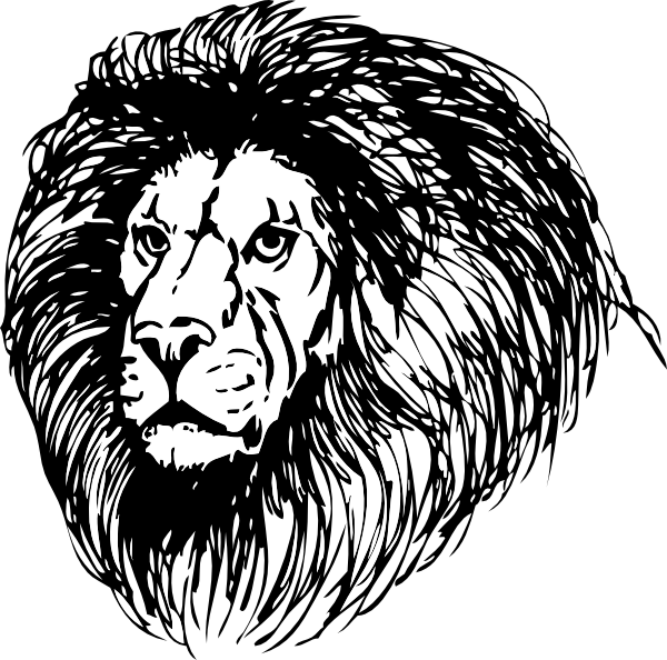 Lion 20 clip art - vector clip art online, royalty free  public 