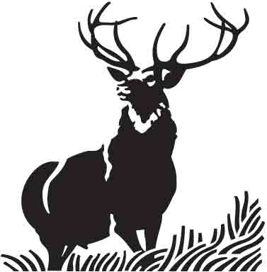 Buck Deer Silhouette Decals Clipart - Free Clip Art Images