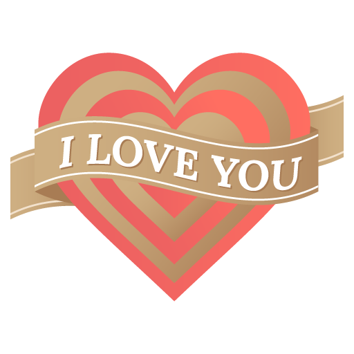 I love you heart Icon | Valentine Iconset | DesignBolts