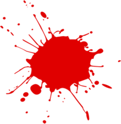 blood splatter png clipart