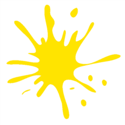 Yellow Paint Splatter - Clipart library