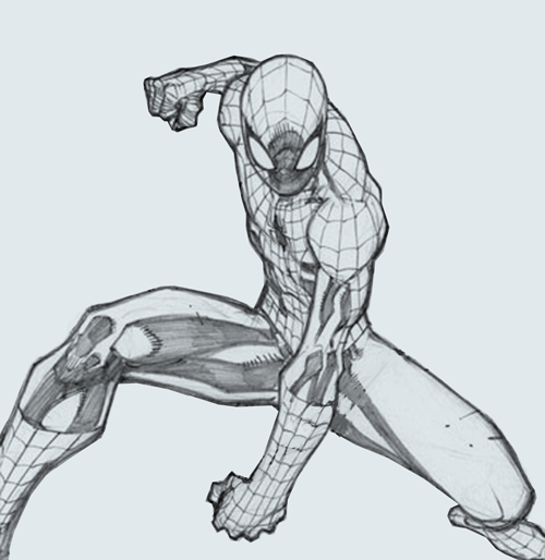 Here comes the friendly neighborhood Spiderman pencil sketch  9GAG