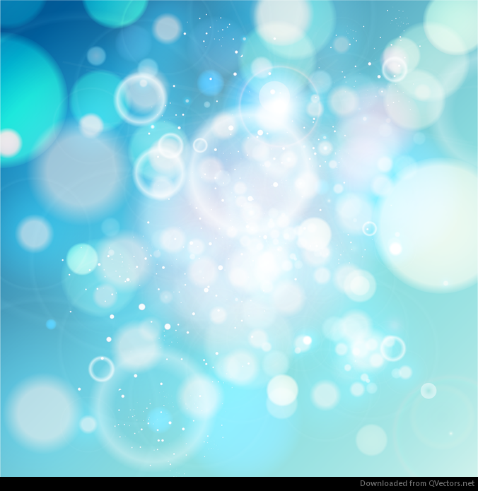 Blue Bokeh Abstract light Background Vector Graphic - Free Vector 