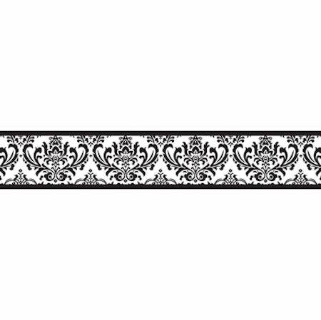 border motif black and white - Clip Art Library