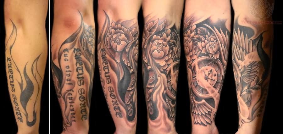 80 Flaming Fire Tattoos for Men [2024 Inspiration Guide] | Flame tattoos,  Fire tattoo, Sleeve tattoos