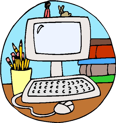 learning computer clipart