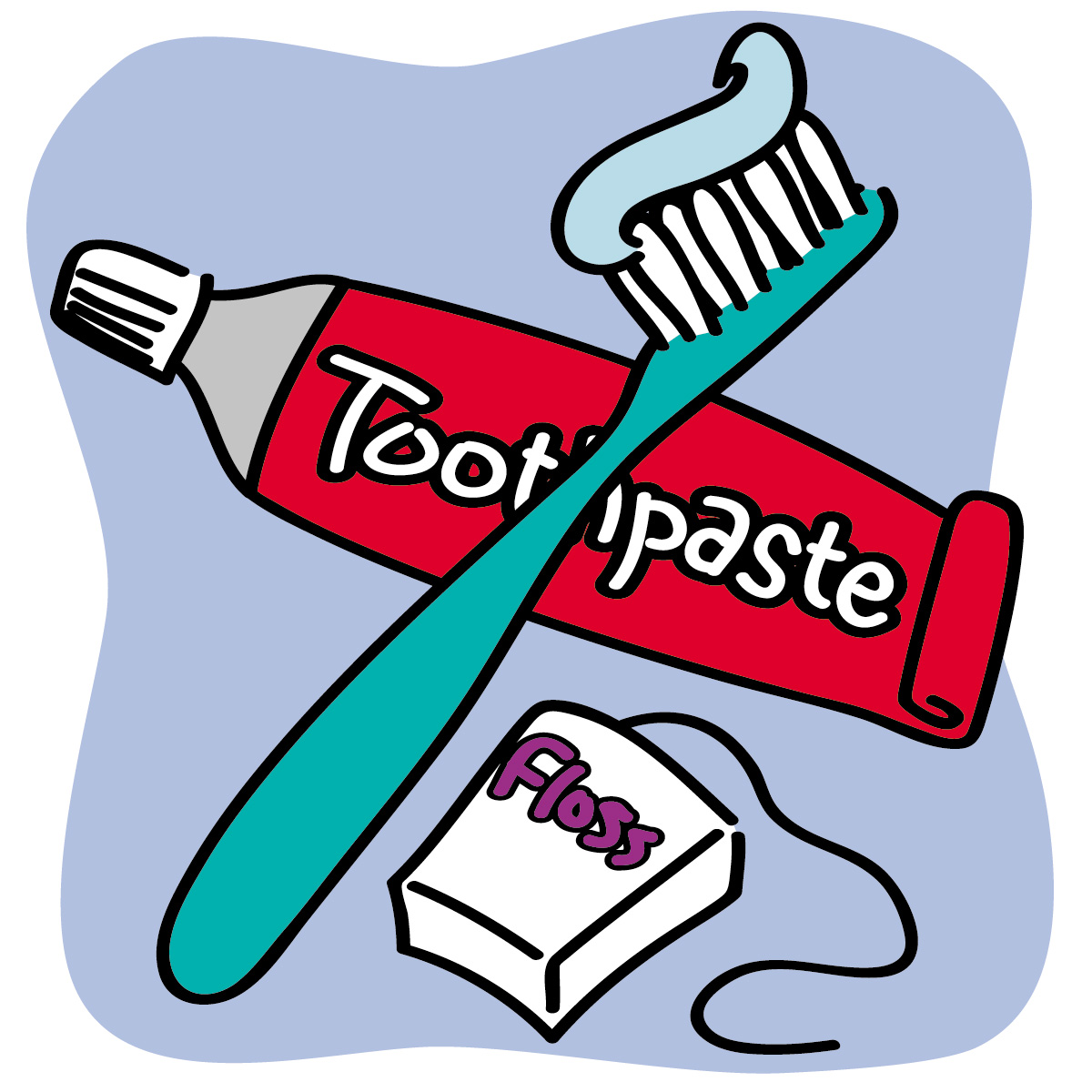 Essential Daily Oral Hygiene Tools - Toothbrush, Toothpaste & Floss