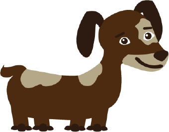 Cute Cartoon Dog Illustration - Free Vector Image for Kids’ Content