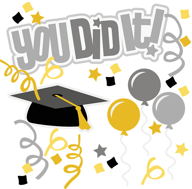 You Did It! SVG graduation svg file graduation clipart cute clip 