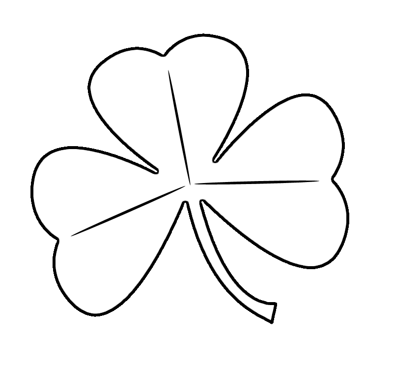 shamrock coloring sheets | Coloring Picture HD For Kids | Fransus 