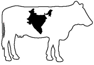 Outline Of Cow - Clipart library