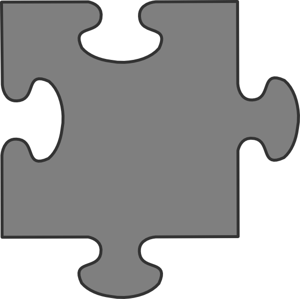 transparent puzzle Stock Vector