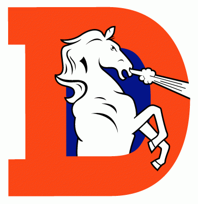 Stencil del logo dei Denver Broncos