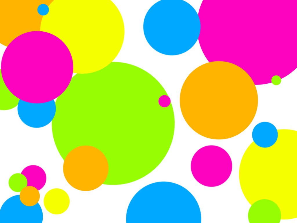 Black Base with Rainbow Polka Dots - wide 4