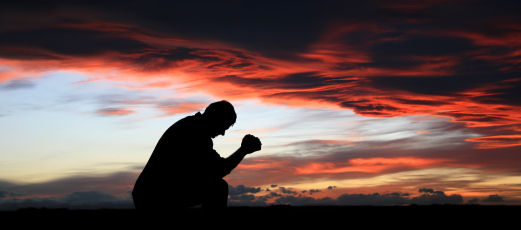 clipart of person kneeling in prayer