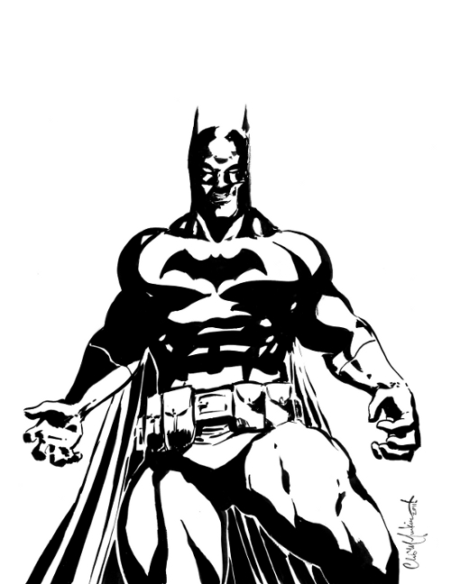 Free Batman Black And White Art, Download Free Batman Black And White Art  png images, Free ClipArts on Clipart Library