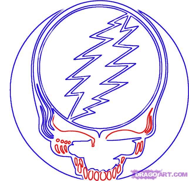 Grateful Dead Logo Outline Images  Pictures - Becuo