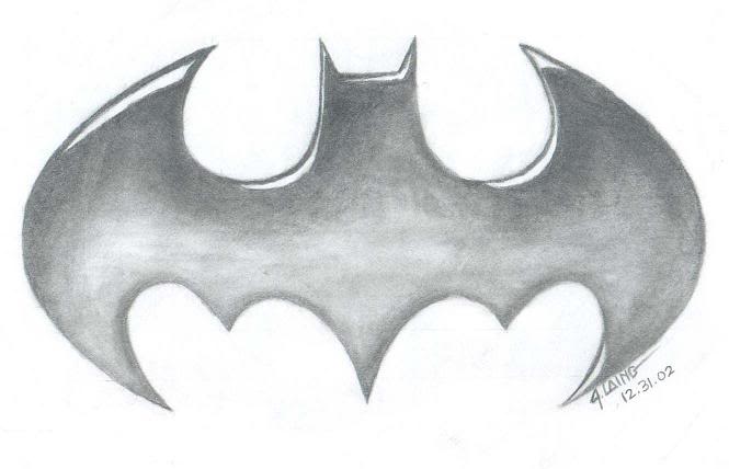 How to Draw the Batman Logo VIDEO  StepbyStep Pictures