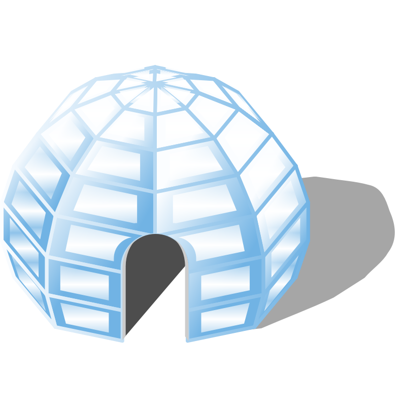 Clipart - Eskimo house namas cottage