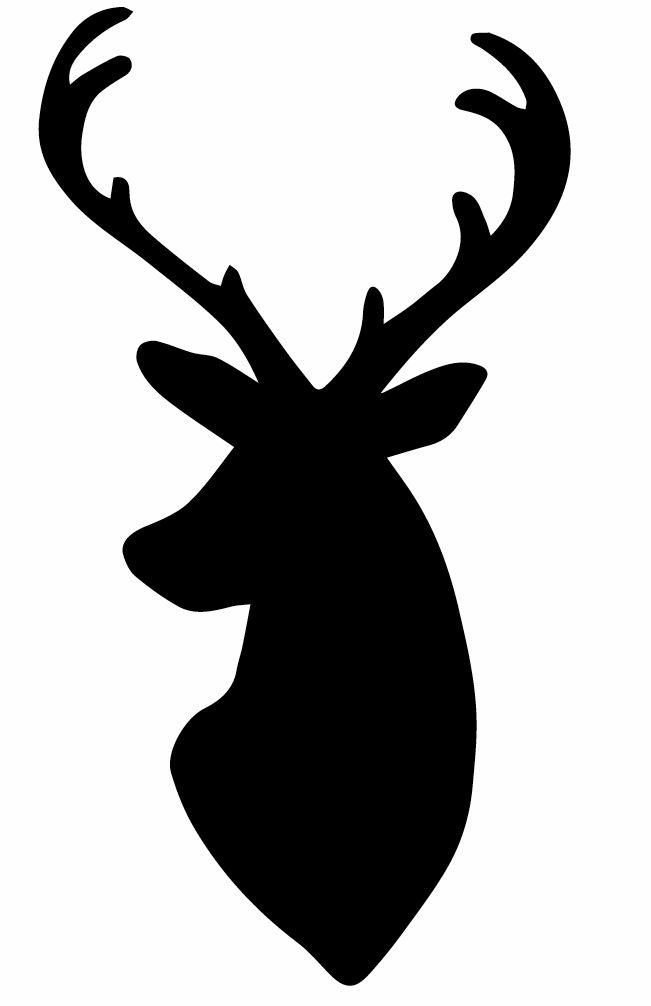 Deer Head Silhouette | Deer head silhouette | Clipart library