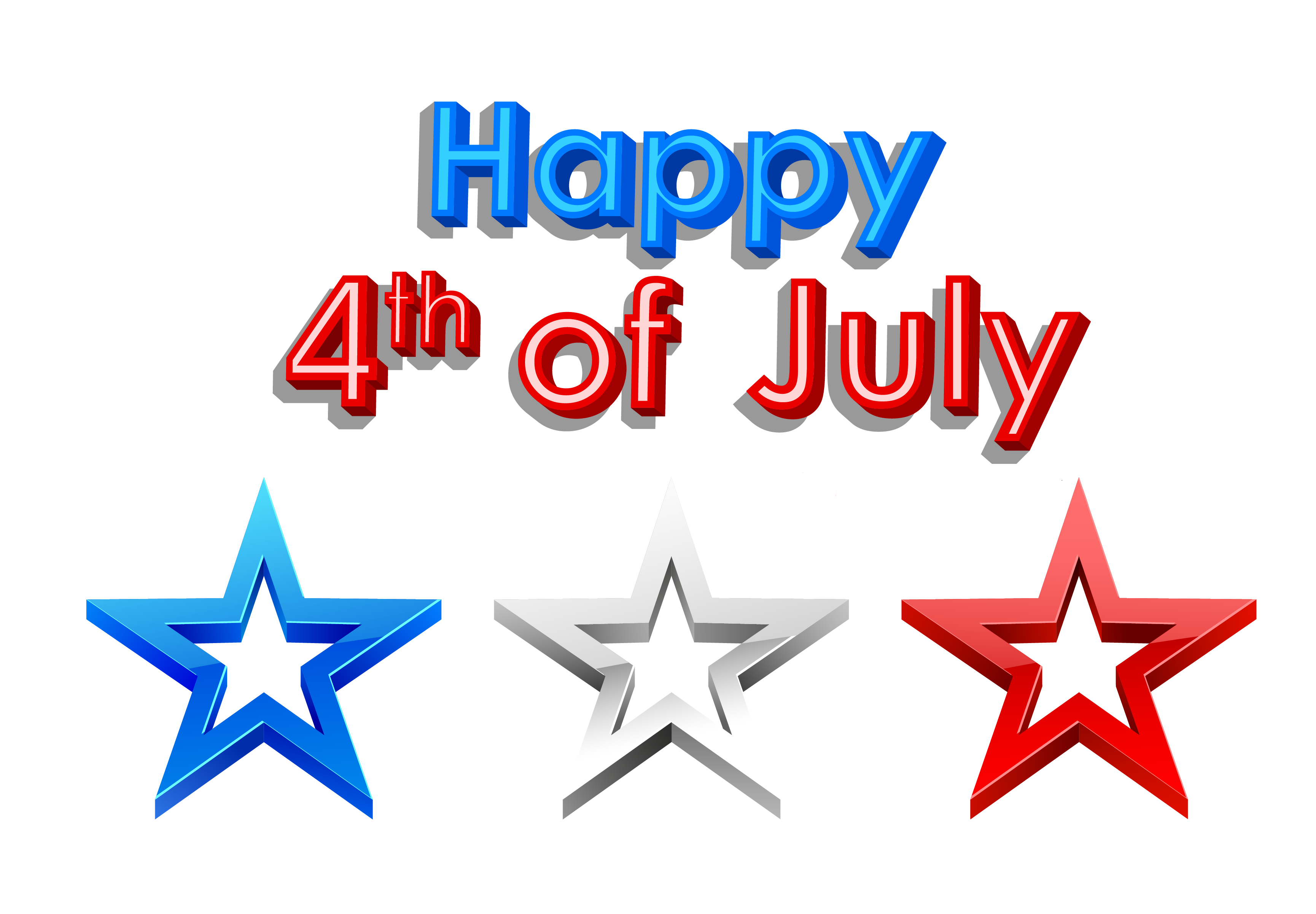 Happy 4th Of July Clipart Free Images  Pictures - Becuo